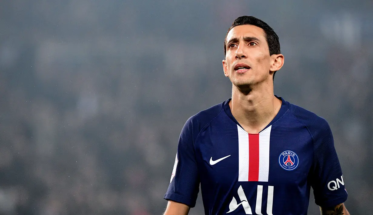 Angel Di Maria - Pemain asal Argentina ini memiliki peran penting bagi keberhasilan striker PSG dalam mencetak gol. Di Maria tercatat telah berkontribusi 21 assist dan 11 gol bersama PSG musim ini. (AFP/Martin Bureau)