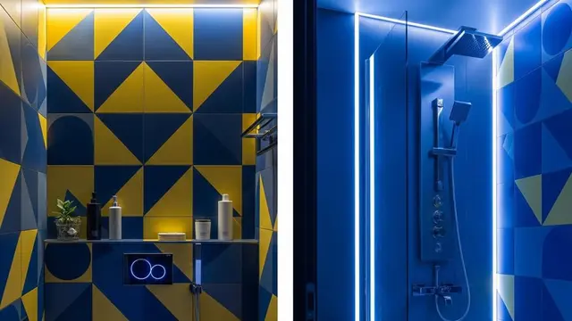 Desain Kamar Mandi Modern 2x2 Kloset Jongkok dan Shower