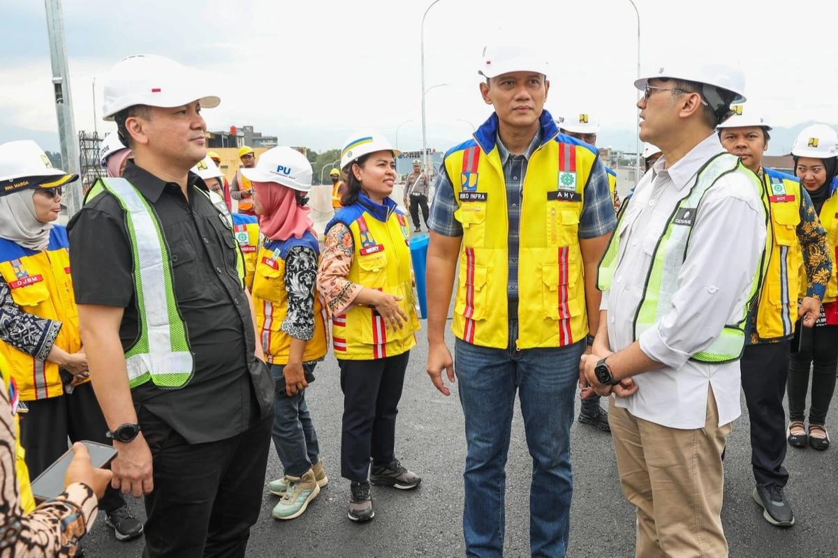 FOTO: AHY Tinjau Program Strategis Pembangunan di Yogyakarta