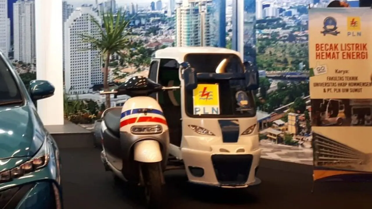 Becak motor listrik