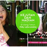 Mengintip sederet kejutan dan hadiah yang Prilly Latuconsina terima di hari ulang tahunnya. (Instagram @prillylatuconsina96, Desain: Nurman Abdul Hakim/Bintang.com)
