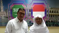 Ashal Yantu bersama Menteri Agama Lukman Hakim. (Istiemewa)