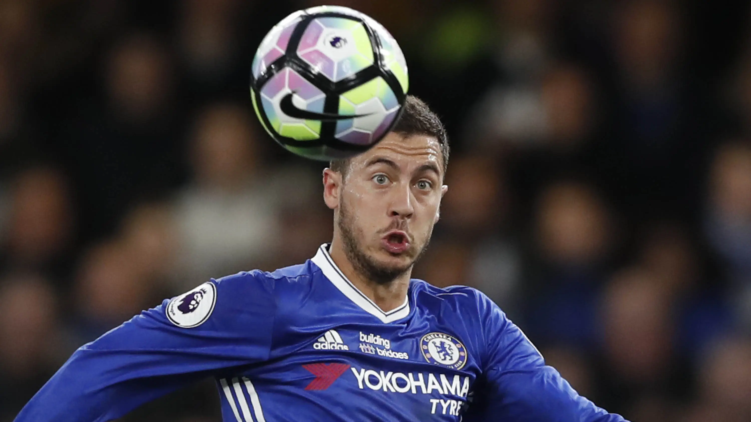 Gelandang Chelsea Eden Hazard. (AFP/Adrian Dennis)