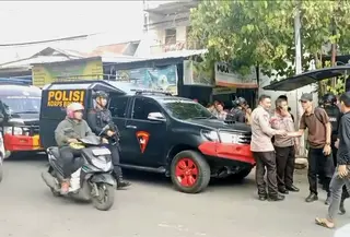 Ledakan terjadi di kafe Makassar. (Liputan6.com/Fauzan)