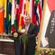 Sekretaris Jenderal Perserikatan Bangsa-Bangsa (PBB) Antonio Guterres di Gedung Pancasila, Kemlu. (Liputan6.com/Septian Deny)