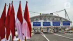 Aktivitas petugas memeriksa kesiapan Gerbang Tol Cakung jelang uji coba Enam Ruas Tol Dalam Kota Segmen Kelapa Gading-Pulo Gebang, Jakarta, Senin (23/8/2021).  Jalan tol segmen Kelapa Gading-Pulo Gebang telah diresmikan pada hari ini oleh Presiden Joko Widodo. (merdeka.com/Iqbal S Nugroho)