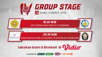 Link Live Streaming IEL University Season 4 Dota 2 Group Stage Pekan Kelima di Vidio, Rabu 2 Maret 2022. (Sumber : dok. vidio.com)