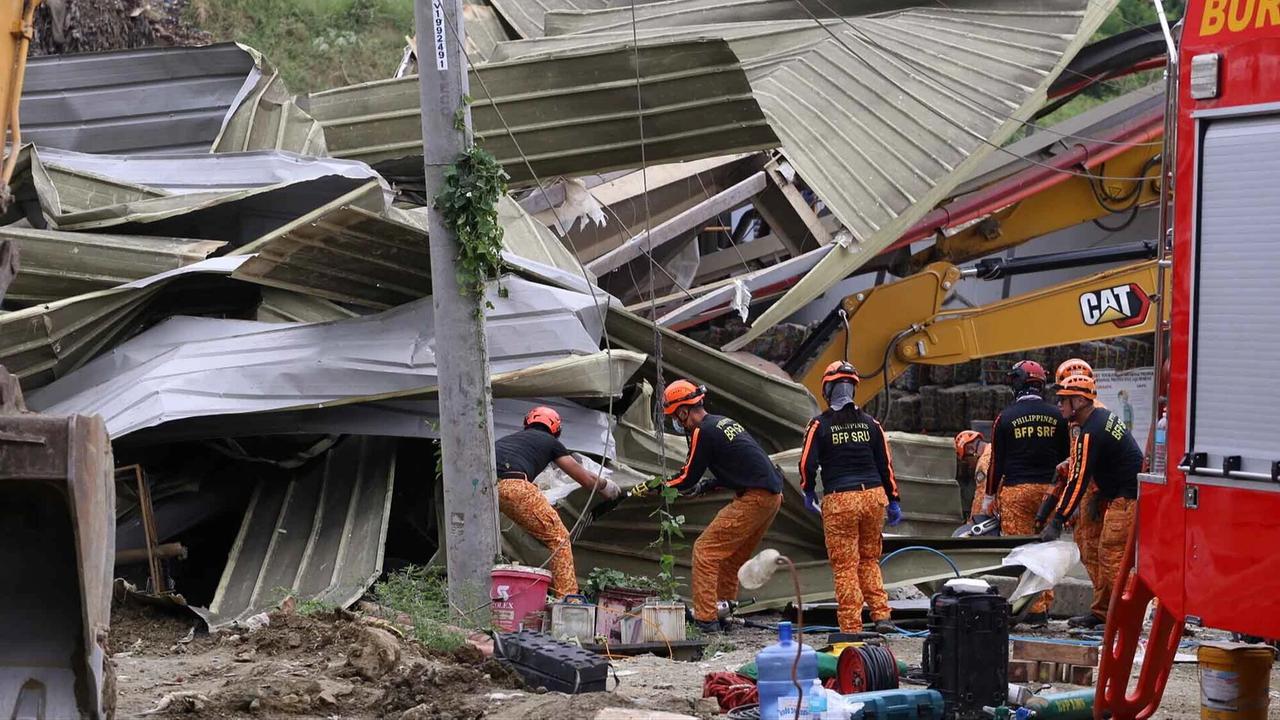 FOTO: Longsor  Gunungan Sampah di Cebu,  Puluhan Orang Hilang