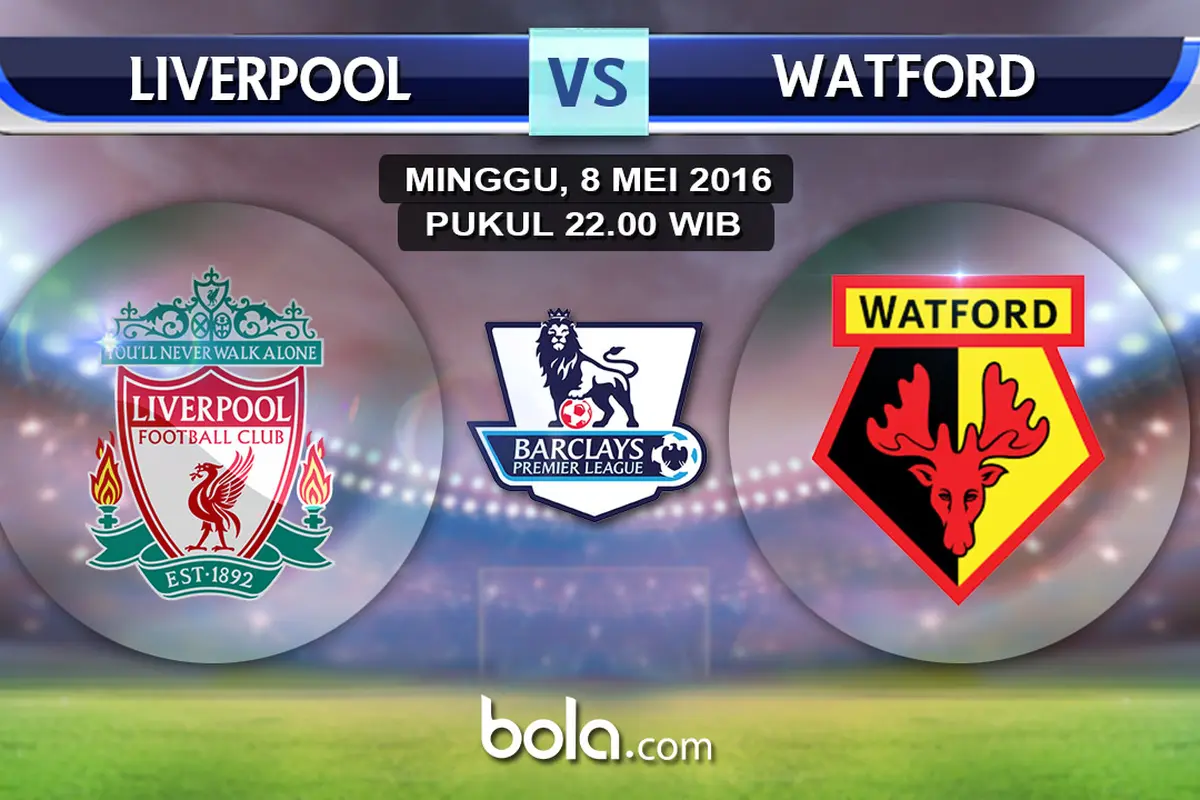 Liverpool vs Watford (bola.com/Rudi Riana)