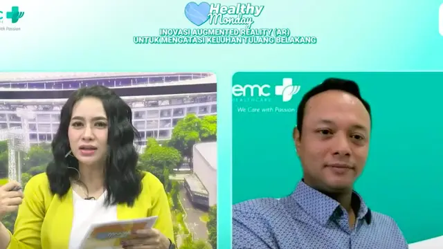 Dokter spesialis bedah ortopedi di RS EMC Tangerang, dr. Harmantya Mahadhipta, dalam siaran langsung Healthy Monday Liputan6.com pada Senin, (29/5/2023).