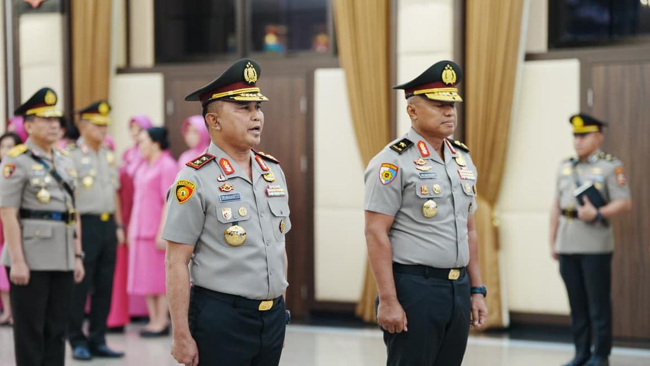 Upacara Sertijab di Mabes Polri, Wakapolda Metro Jaya Dekananto Naik Jadi Irjen