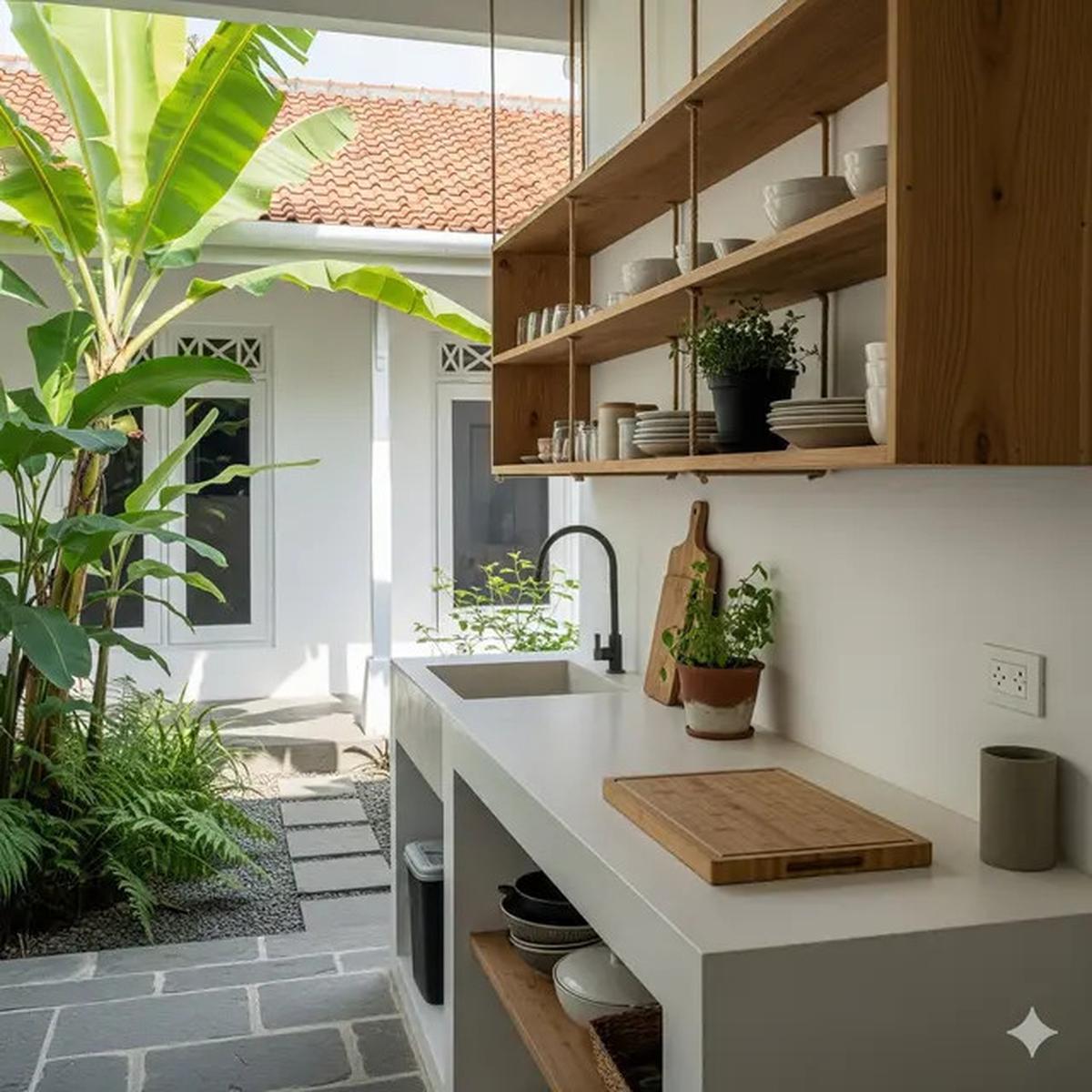 10 Inspirasi Dapur Outdoor Sederhana di Pekarangan Rumah Kecil Tren 2025, Hemat Budget