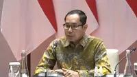 Dirjen PWNI dan BHI Joedha Nugraha dalam press briefing bersama awak media pada Kamis (13/10/2022). (Liputan6/Benedikta Miranti)