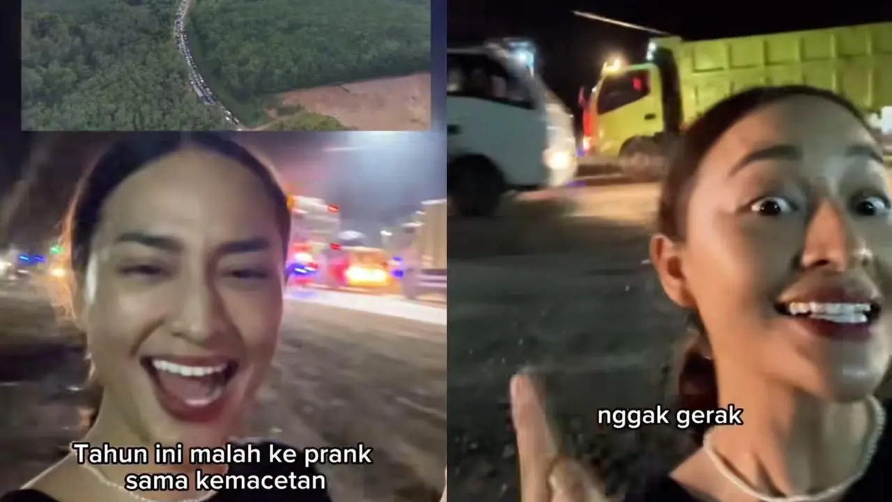 Keluhan pemudik kena prank macet hingga 12 jam di Sumatera Selatan