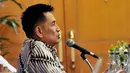 Sys NS meminta SBY untuk tidak mencalonkan kembali menjadi Ketua Umum Partai Demokrat (24/11/2014). (Liputan6.com/Johan Tallo)