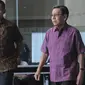 Mantan Wapres Boediono menjalani pemeriksaan di KPK (Merdeka.com/ Dwi Narwoko)