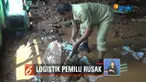 Seluruh kotak suara dan surat suara yang berhasil diselamatkan pun sudah dipindahkan dan aman di gedung baru.