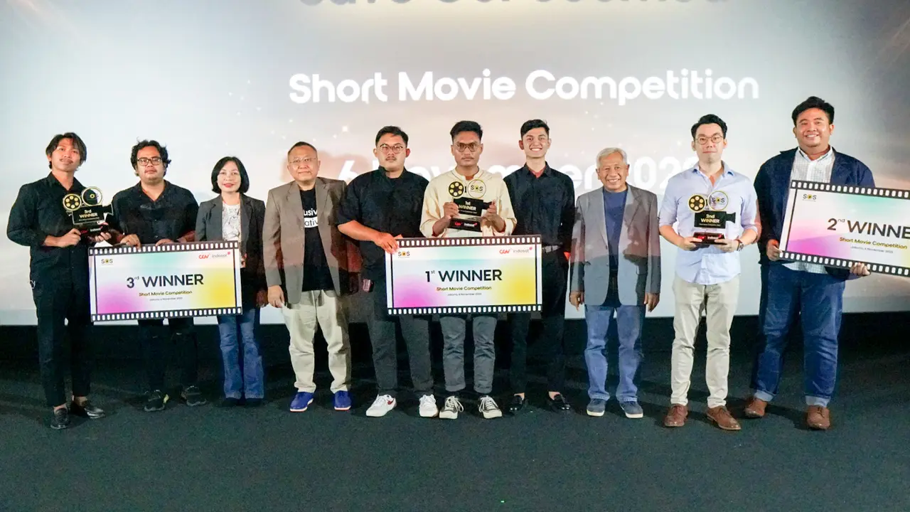Pengumuman pemenang kompetisi film pendek yang mengkampanyekan bahaya flex culture di media sosial.