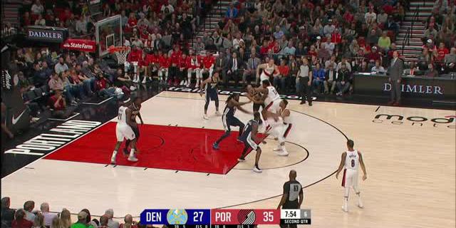 VIDEO: Game Recap NBA 2017-2018, Blazers 99 Vs Nuggets 82