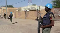 Pasukan Perdamaian PBB di Mali tengah berjaga di Timbuktu Mali (AFP)