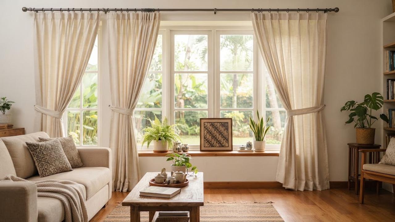 Gorden Katun Campuran Polyester