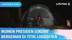 Inilah momen Presiden Jokowi dan sejumlah Gubernur serta Menteri melakukan kemah tepat di titik lokasi IKN. Cegah binatang melata, Paspampres taburkan garam dan melakukan pengasapan untuk cegah penyakit malaria.