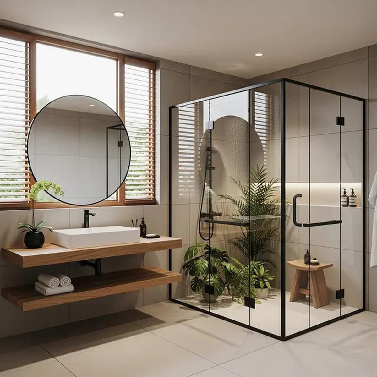 9 Model Desain Kamar Mandi Dalam Kamar, Solusi Privasi dan Estetika Modern