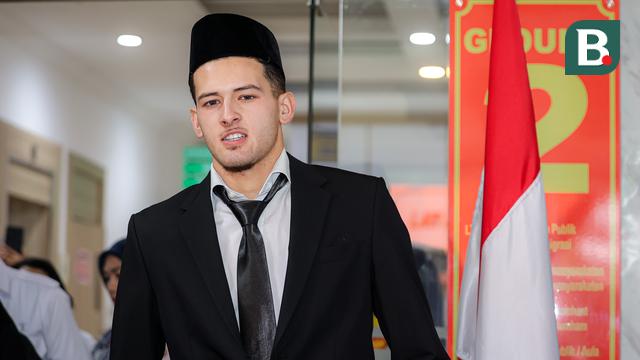 FOTO Justin Hubner dalam Pengambilan Sumpah Sebagai WNI