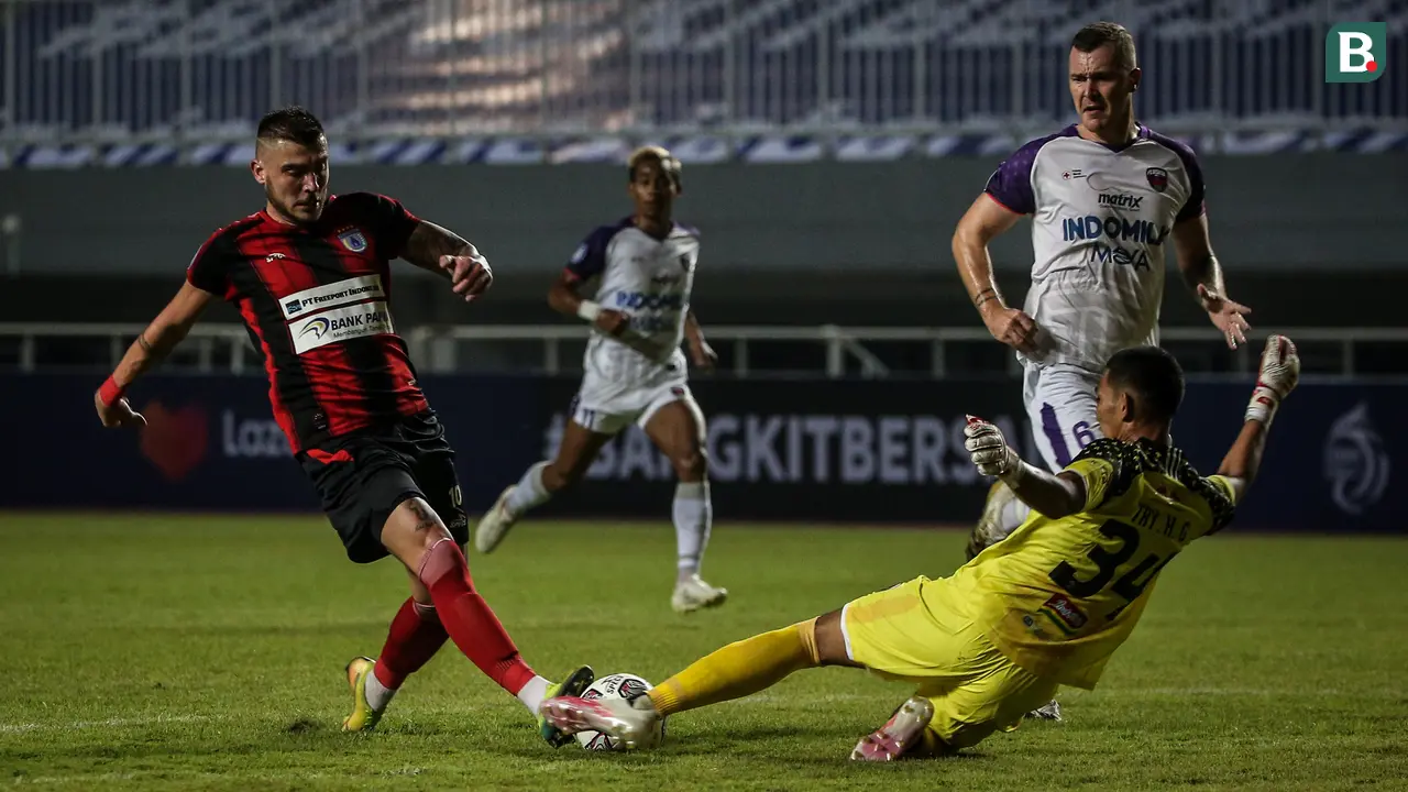 BRI Liga 1 2021: Persipura Jayapura vs Persita Tangerang