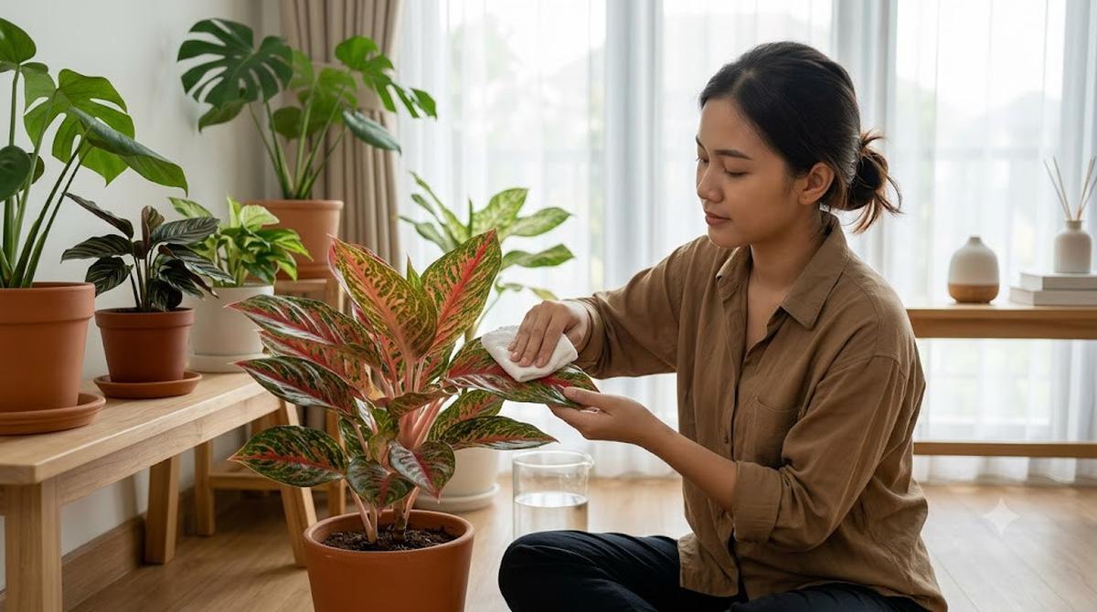 Cara Membuat Aglaonema Lebih Berwarna