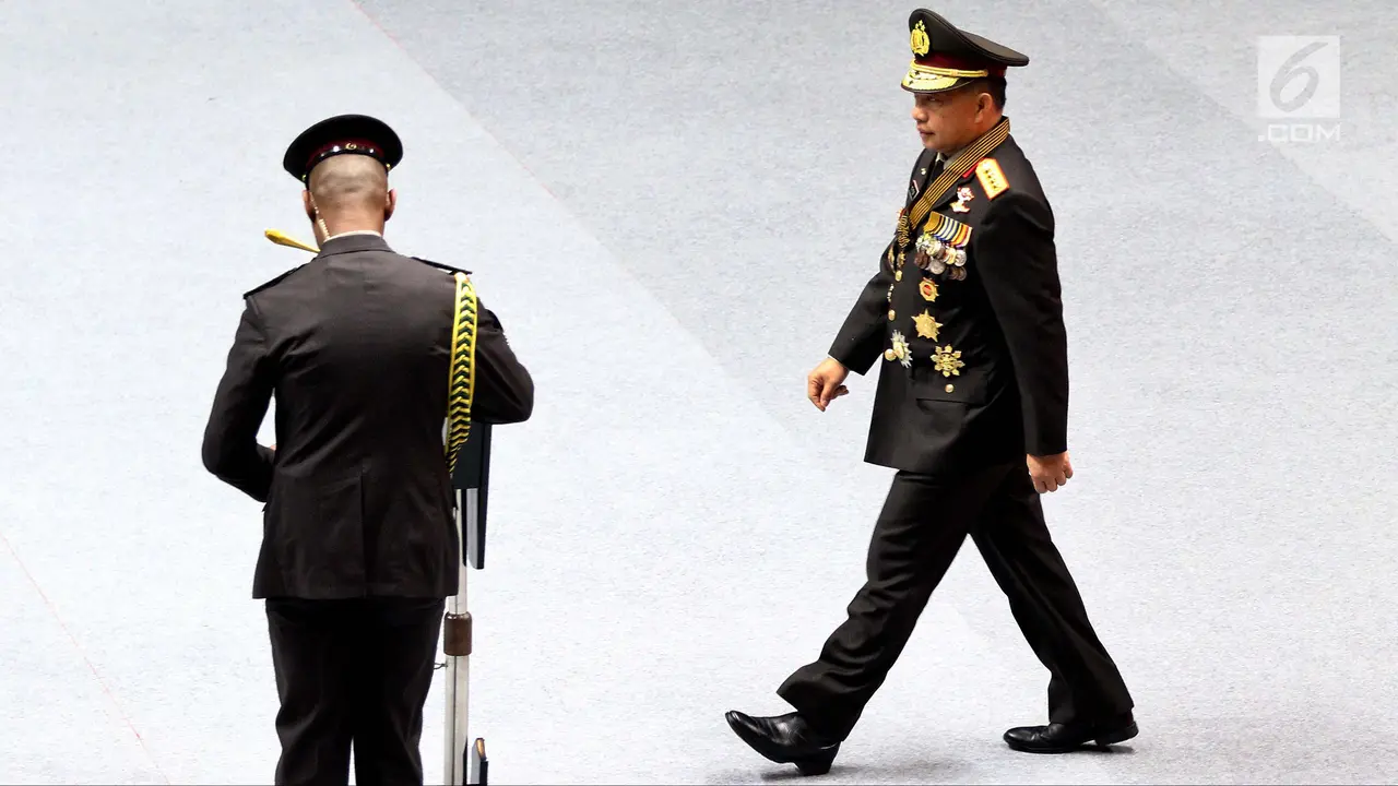 Presiden Jokowi Jadi Inspektur Upacara HUT ke-72 Bhayangkara