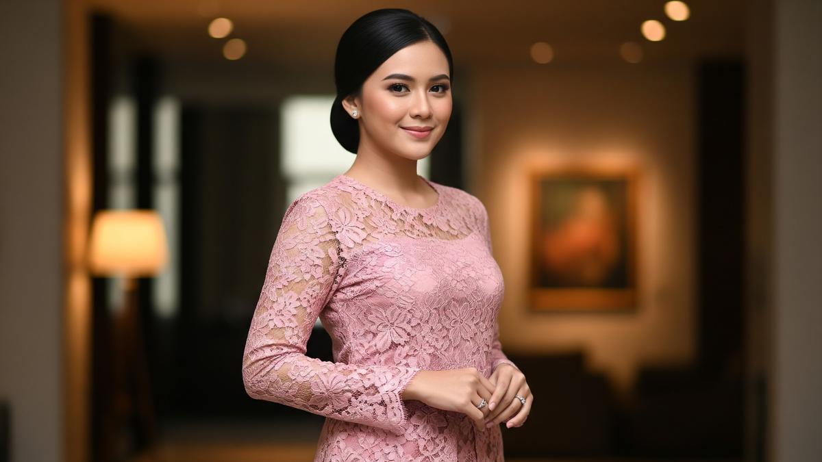 TOP 3: Model Atasan Brokat, Gamis Blazer Brokat dan Atasan Kutubaru Bawahan Kain Batik