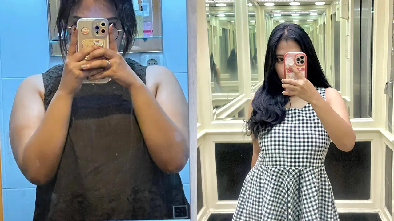 Potret Gesya, Berhasil Turunkan Berat Badan Lewat Rutin Jalan Kaki (Sumber: Twitter @cudble)