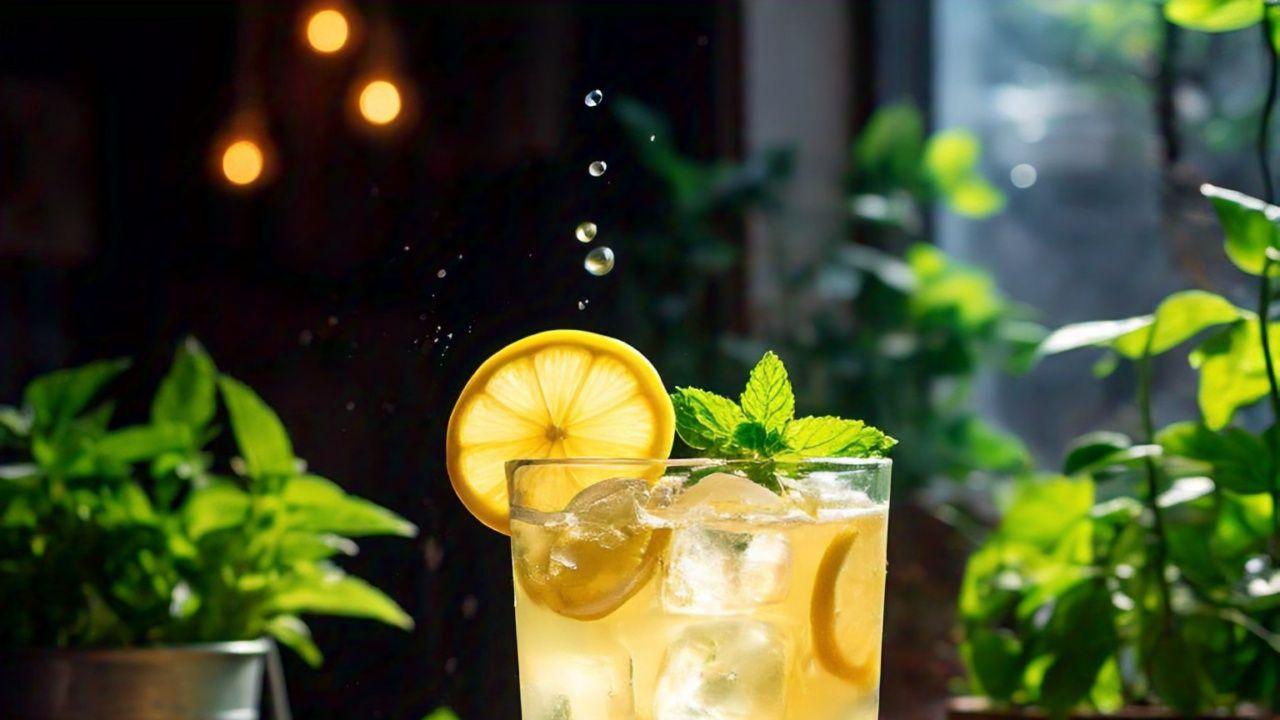 minuman herbal serai dan jahe dan lemon