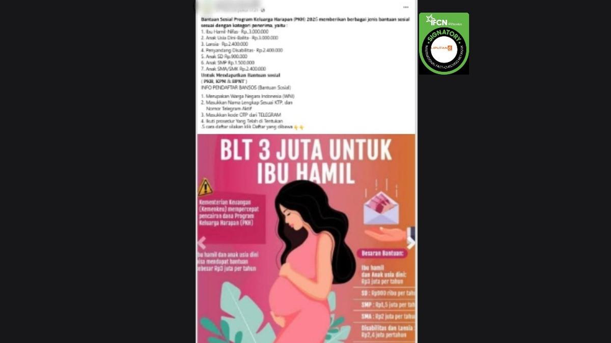 Kumpulan Hoaks Bansos Ibu Hamil Beredar di Medsos, Simak Daftar dan Faktanya