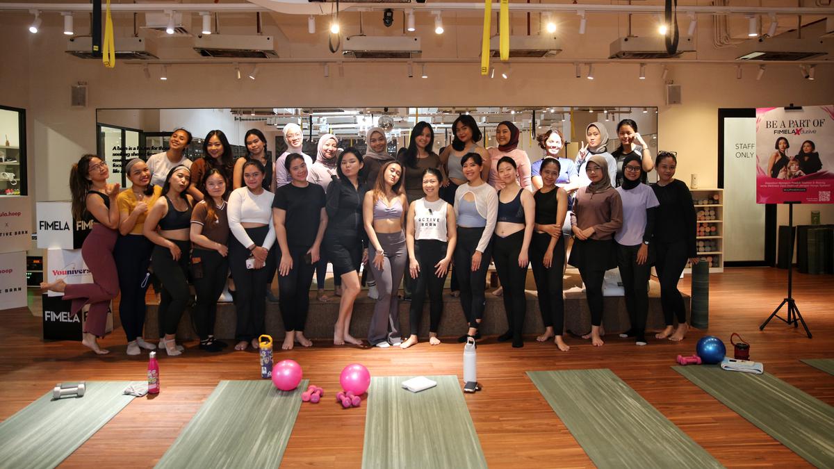 Rangkaian Keseruan Fimelahood Fit and Fun Barre Release Flow