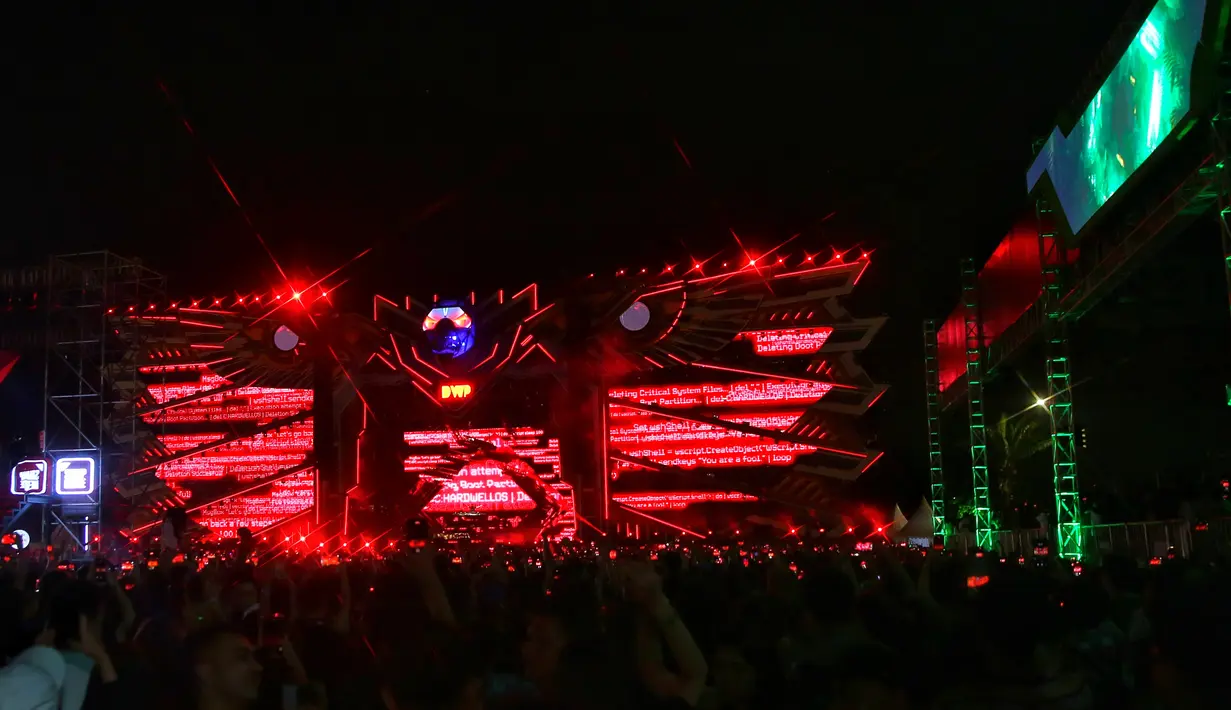 DJ Hardwell [Foto/Adrian Utama Putra]