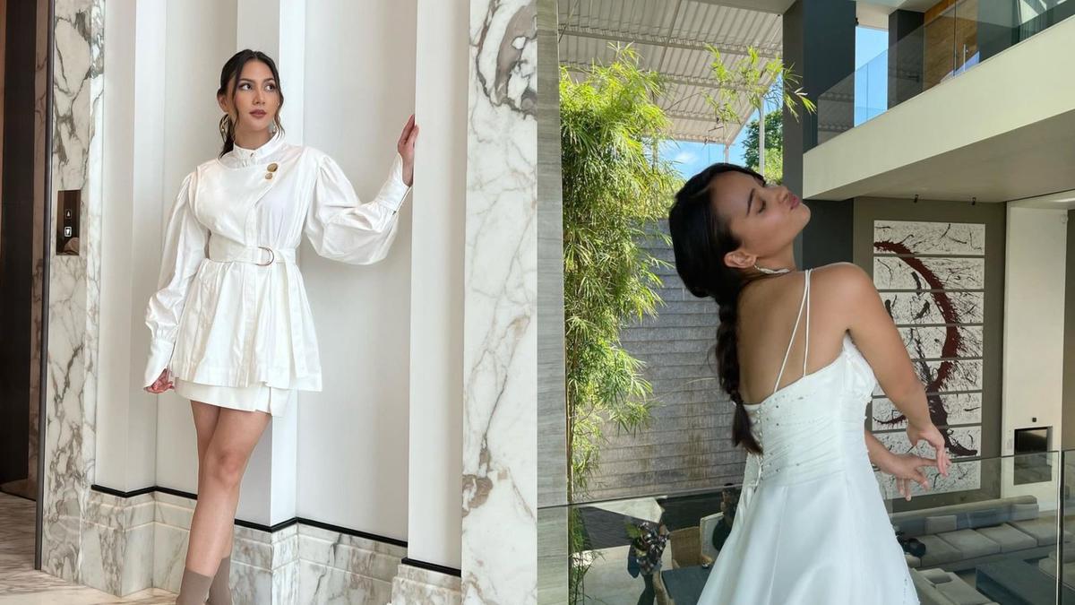 Mix and Match Outfit Serba Putih ala Selebriti, Jessica Mila dengan Setelan Onset hingga Aurora Ribero dengan White Dress Elegan