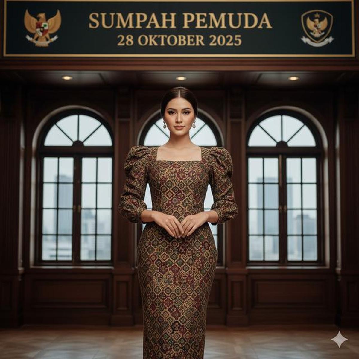 7 Model Dress Batik Simpel dan Elegan untuk Peringati Sumpah Pemuda 28 Oktober 2025