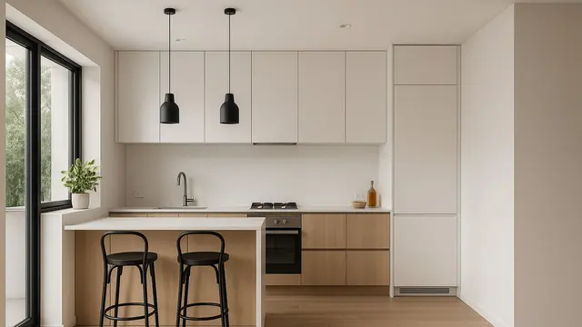 Desain Dapur Kecil Minimalis Modern dengan Konsep Open Space/Ilustrasi AI
