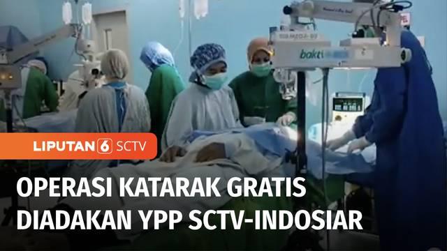 Yayasan Pundi Amal Peduli Kasih SCTV-Indosiar bersama RSUD Karawang menggelar operasi katarak gratis. Lebih dari 100 peserta merasakan manfaat dari kegiatan ini.