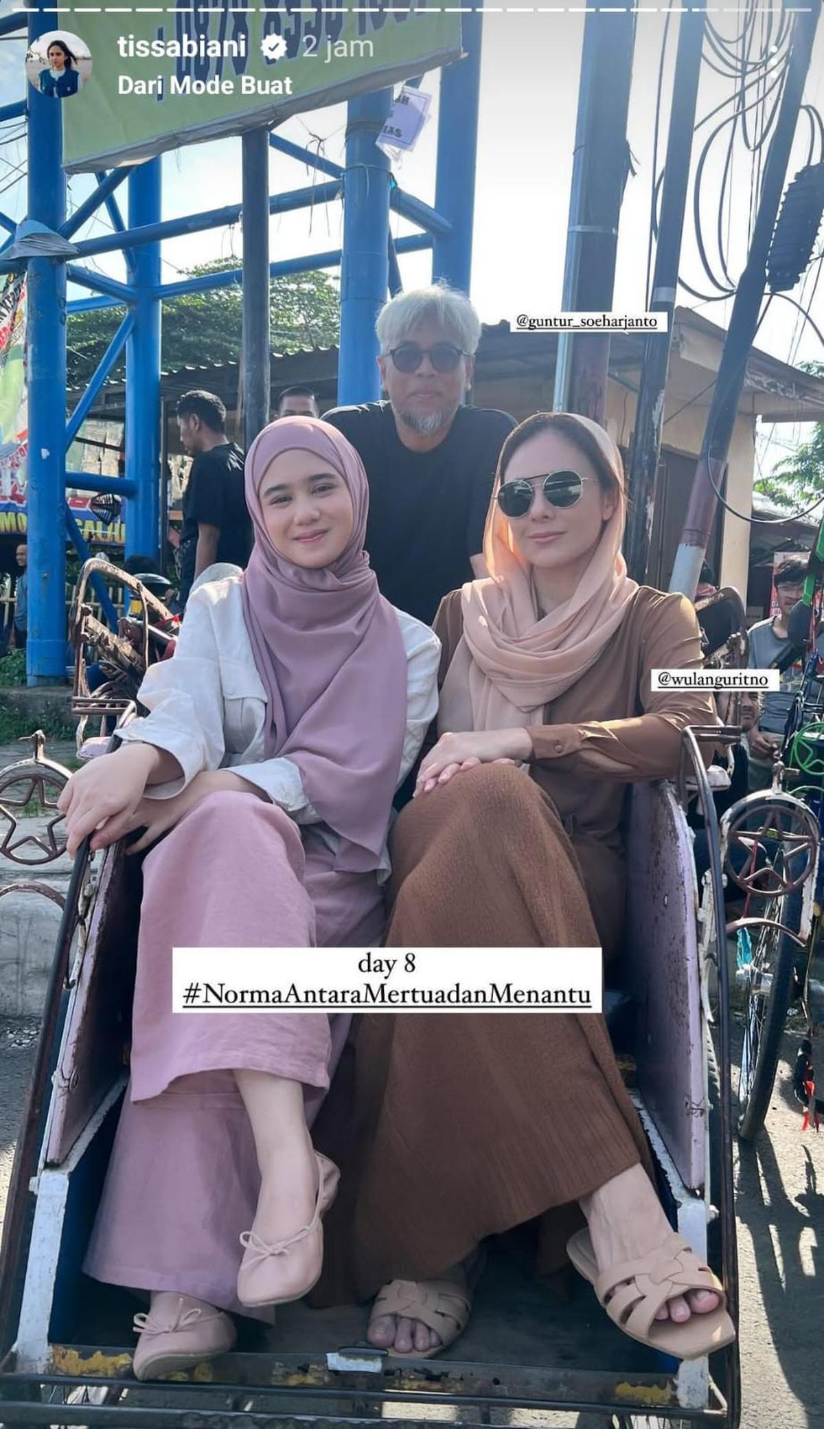 Berhijab untuk Keperluan Syuting Film, Tissa Biani Dipuji Cantik dan Mendadak Dipanggil Ukhti