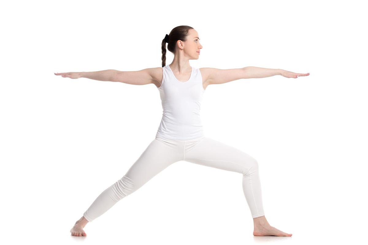 warriro pose gerakan yoga