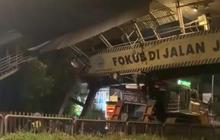 Truk Tabrak JPO Tendean, Evakuasi Belum Bisa Dilakukan Pagi Ini