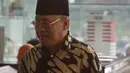 Komisi Pemberantasan Korupsi kembali memanggil politisi Partai Demokrat Mahyudin. Jakarta, Jumat (13/6/14) (Liputan6.com /Johan Tallo ) 