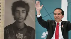 Sebuah foto jadul beredar di media sosial menunjukkan sosok pemuda yang berdandan ala anak punk mirip Presiden Joko Widodo. Foto ditemukan di album tua milik pentolan anak punk yang tak mau disebutkan namanya.