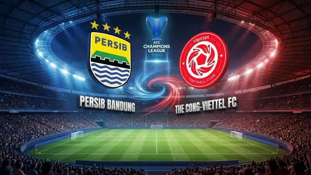 Ilustrasi Persib Bandung Vs The Cong-Viettel