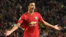 5. Mason Greenwood (Manchester United) – Pemain muda ini menjadi tumpuan Setan Merah di lini depan. Cederanya Marcus Rashford dan Anthony Martial memaksa manajer Ole Gunnar Solskjaer akan memainkannya sejak menit awal. (AFP/Paul Ellis)