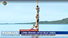 Masyarakat antusias mengikuti lomba yang digelar sejak Jumat siang.