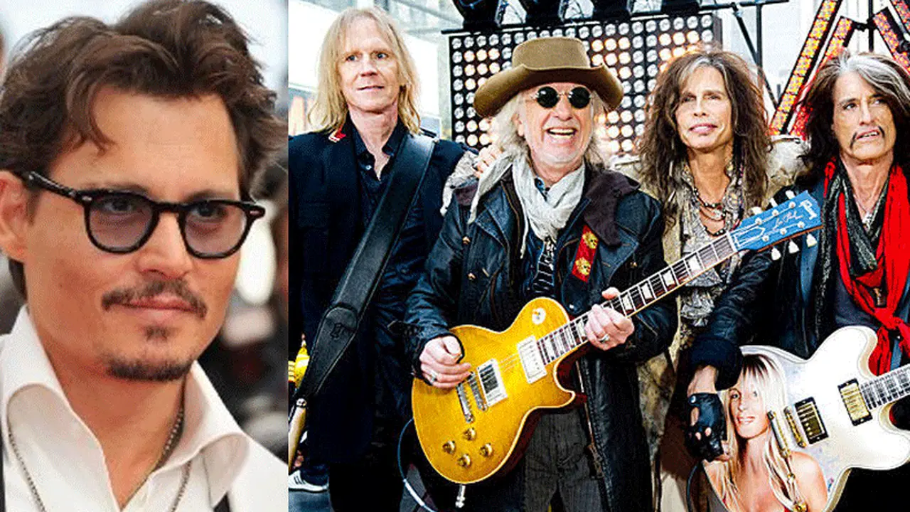 Steven Tyler dan Johnny Depp